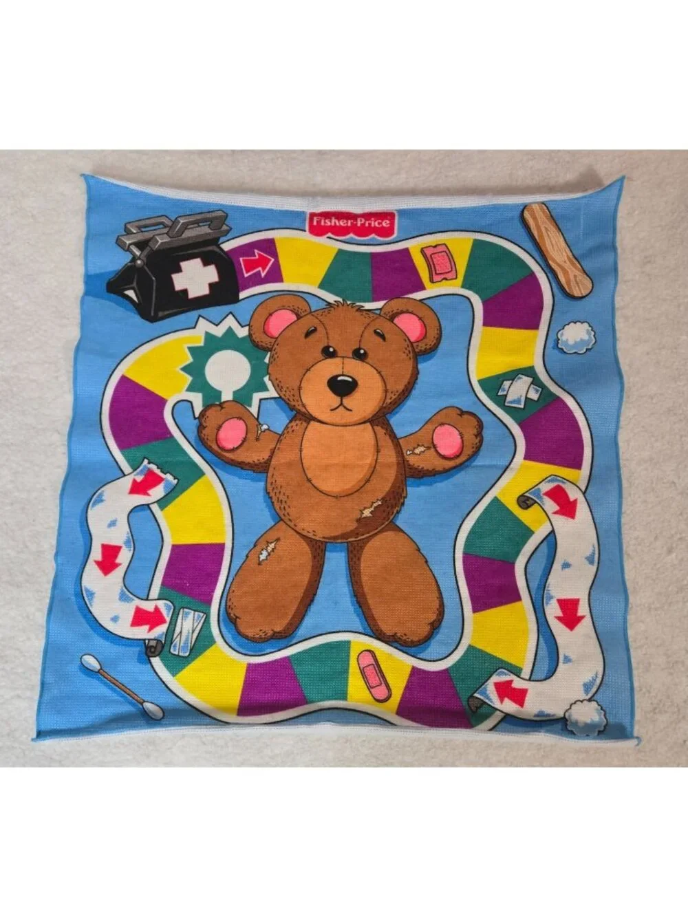 Vintage 1997 Fisher-Price Get Better Bear Game Complete Ages 3-7 Mattel